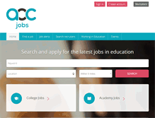 Tablet Screenshot of aocjobs.com